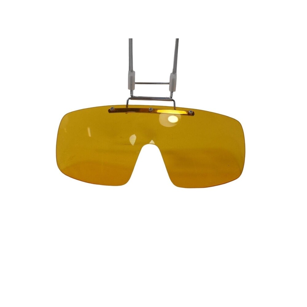Visor Vision SunglassesYellow Lens Clips onto your ball cap Yellow Lens READ